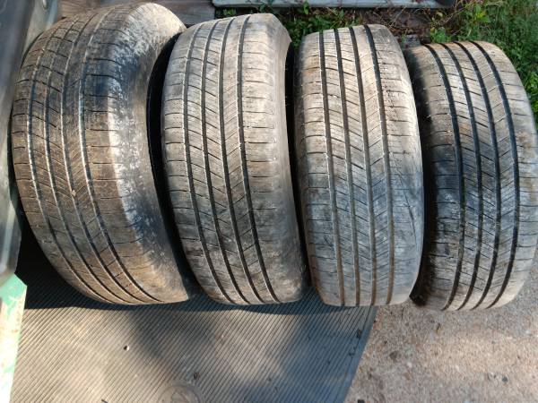 4-P215/60R16 Michelin TIRES on 5 bolt steel WHEELS 1