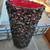 48" 1960s bamboo rattan reed floor standing LAMP shade accent boho 12 thumbnail