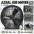 X-46SAM Axial Air Mover Fan, Black, with Hour Meter and Outlets 1 thumbnail