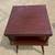 MCM Mid Century Modern Mahogany Laminate Square End Side Accent Table Vintage 2 thumbnail