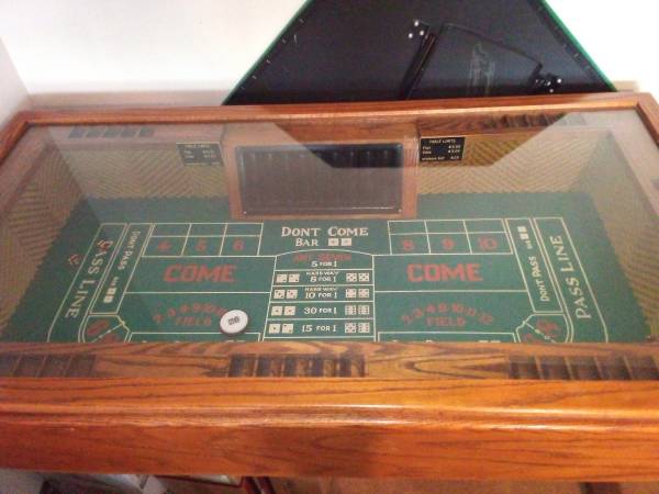 Craps table 1