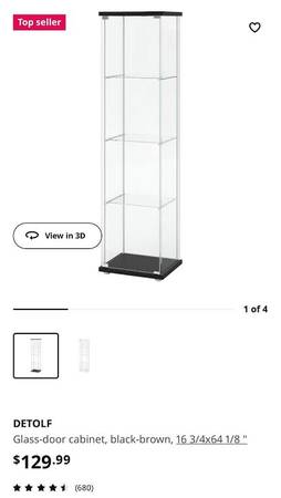 Ikea Detolf, White, multiple available 1