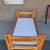 Twin size solid wood bedframe comes with bunky board for support 4 thumbnail