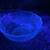 Vintage Fleur Collection Patterned Pressed Glass Bowl 2 thumbnail