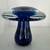 MCM Rainbow Blue Art Glass Mushroom Paperweight 10 thumbnail