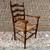 Henkel Harris  High Ladder Back Rust Seat Dining Chairs 14 thumbnail