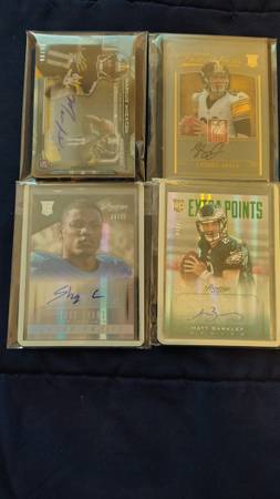 Football autograph and Mem cards for sale. 1