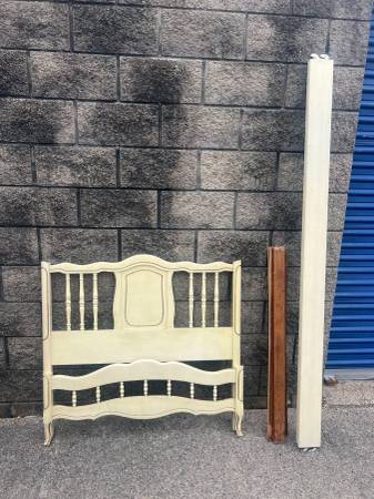 French Provincial TWIN bed set 1