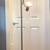 Metal brushed steel floor lamp with bulbs 70” tall 1 thumbnail