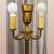 Antique Art Deco Torchiere Floor Lamp, Rembrandt Style 4 Light Free Standing Can 5 thumbnail