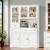 74.2'' Tall Kitchen Pantry Cabinet with Glass Doors, Large Hutched Sto 4 thumbnail