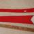Red Neck tie With Embroidered White Polish Eagle 3 thumbnail