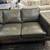3pc Gray Leather Corner Sectional 3 thumbnail