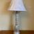 910758 White Overlay Amber Lamp With Diamond Cuts, Oval Panel of Paint 1 thumbnail