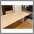 Custom Design Double Pedestal Light Oak Wood Dining Table 6 thumbnail