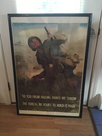 1944 World War Two Army Poster 1