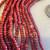 Antique lot Venetian Heart African Trade Beads - Mali. 13.5 feet 5 thumbnail