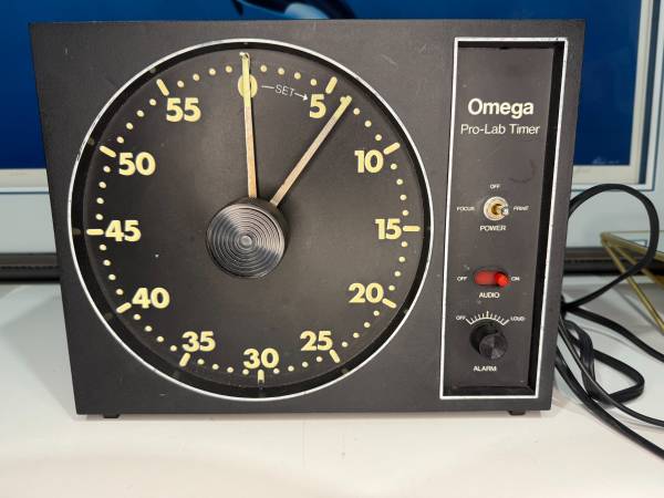 Tested Omega Pro-Lab Universal Darkroom Photography Timer 461-030 w/In 1