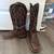 Tooled leather Tanner Mark womens boots 1 thumbnail