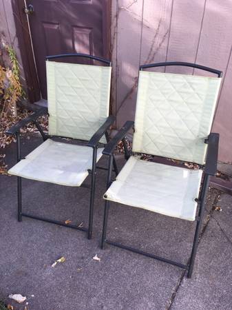 Fabric deck chairs 1