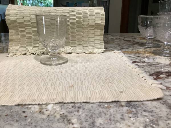 Antique "Barberry" Pattern  pressed glass Champagne or Claret Glass 1