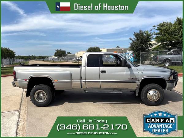 2000 DODGE RAM 3500 SLT LARAMIE 4X4 6SPD MANUAL 5.9L CUMMINS DIESEL - $37,995 (DIESEL OF HOUSTON)63621119887107124