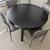 Extendable round table, black veneer 1 thumbnail