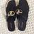 Sandals "DKNY" black, size 8 1 thumbnail