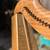Triplett Celtic 34 string Bubinga/Abalone harp 4 thumbnail