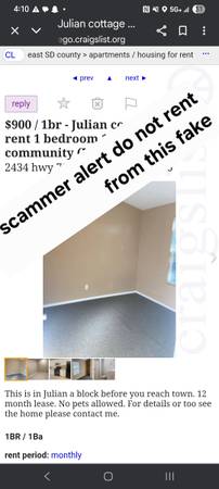 Scammer alert in julian 1