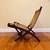 Vintage MCM 80's Hans Wegner style folding rope lounge chair Made in Y 4 thumbnail