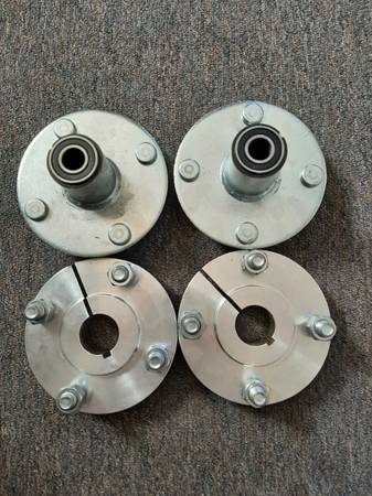 New aluminum/galvinized front go kart hubs 1