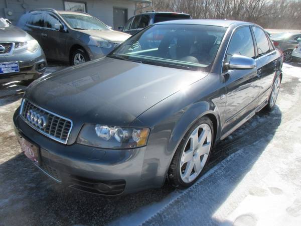 2004 Audi S4 AWD Sedan - 6 Speed Manual - Loaded - Low Miles - Special - $4,900 (Pre-Owned Autos of Des Moines)63613538317953121