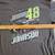 NASCAR Jimmie Johnson #48 2020 Ally Dark Gray 2 Sided Graphic T-Shirt 5 thumbnail