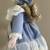 Vintage Porcelain Doll - Blonde Curls in Blue Dress 2 thumbnail