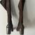 New Prada Calzature Donna Suede Block Heel Boot BRUCIATO Pull ON 2 thumbnail
