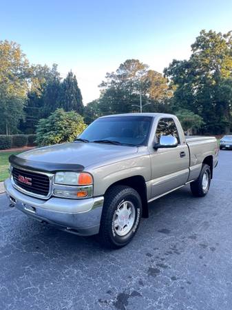 2001 Gmc Sierra 86K Miles 4X4 - $18,500 (Atlanta)63621237470723121