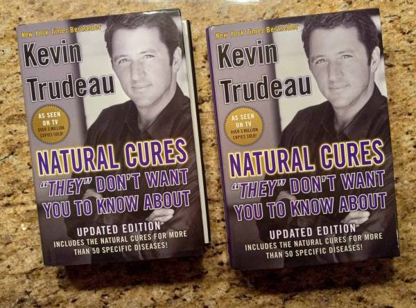 2 New Natural Cures Books by Kevin Trudeau - $14 each OR $25 for Both 1