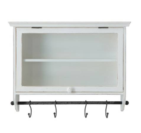 Farmhouse style bottom opening medicine cabinet 1