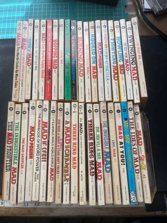 Pristine Mad Magazine paperback books from the 70s 1