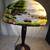 RARE THOMAS KINCAID LAMP W/REVERSE PAINTED SHADE "A NEW DAY DAWNING" 9 thumbnail