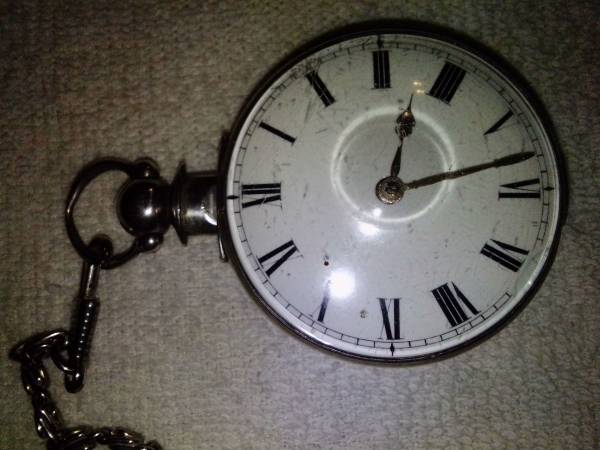 1790's pair case verge fusee pocket watch 1