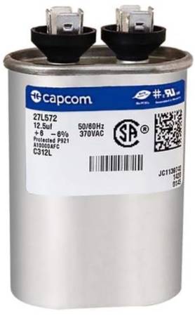 GE 12.5 uF MFD Capacitor Oval Furnace Blower AC air conditioner 1