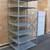 Corcraft H/D 42" x 30" metal shelf unit w/7 shelves (4, price EACH) 2 thumbnail