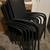 Six Stackable Sturdy Woven Patio Chairs 2 thumbnail