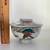 Beautiful Vintage Japanese Porcelain Hand Painted Imari Lidded Bowl 5" 8 thumbnail