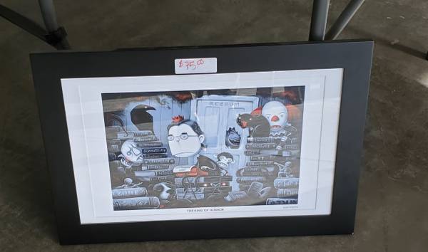 Steven King Art framed 1