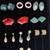 LOT OF VINTAGE COSTUME EARRINGS PEARL BAKELITE MONET 1 thumbnail