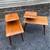 Mid Century Modern Two Tier Pair of Side Tables Rare find Bissman? 6 thumbnail