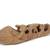 Hand-Carved Folk Art Fish Canoe Sculpture in Wood, Signed “SERGOJ,” Am 7 thumbnail
